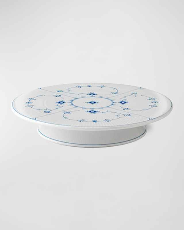 Blue Footed Cake Plate